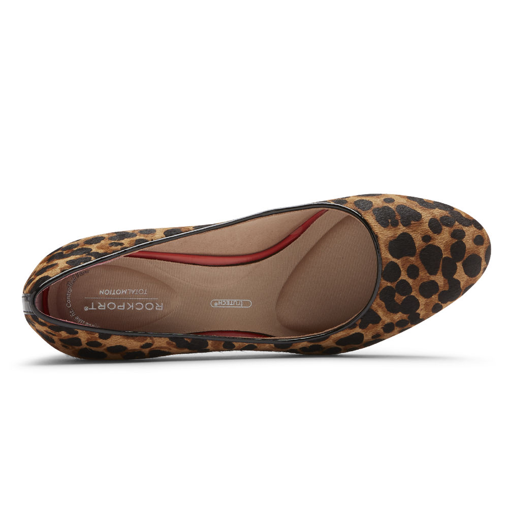 Rockport Womens Heels Leopard - Total Motion Arabella - UK 715-JQRCNU